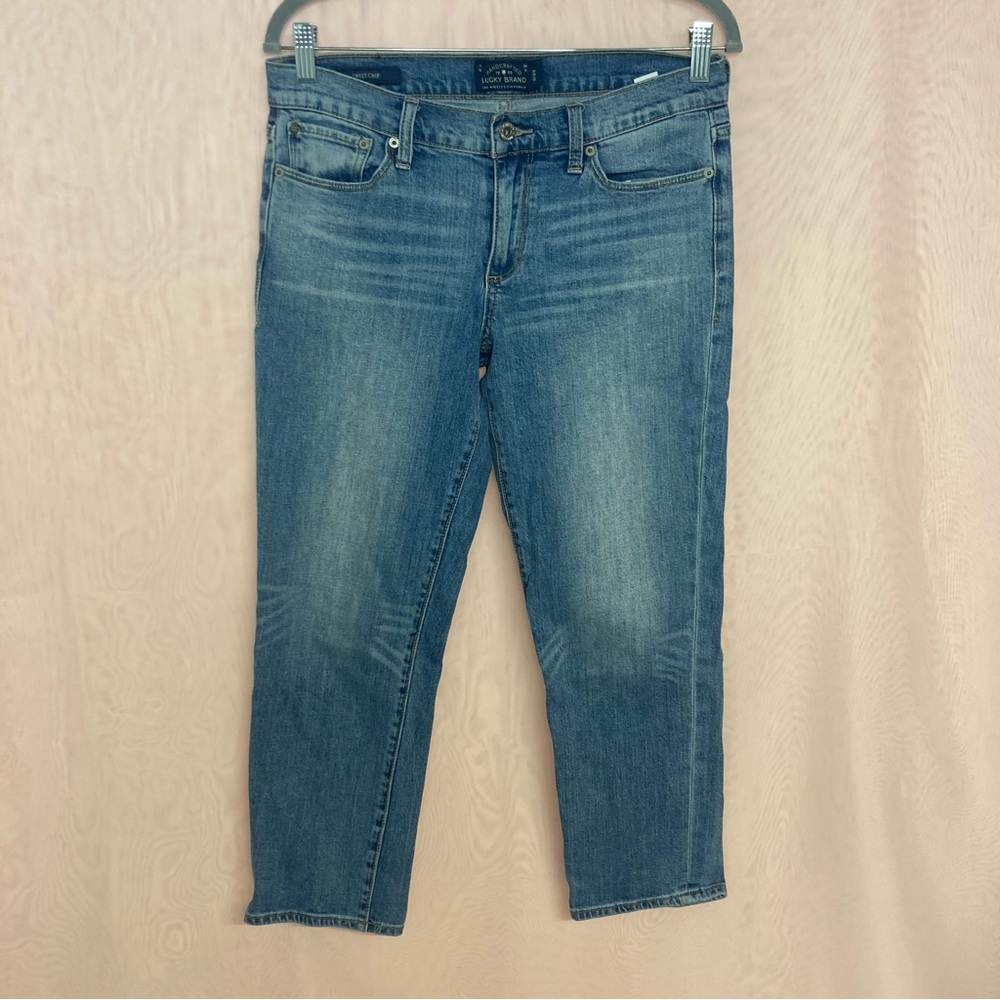 Lucky Brand sweet crop light wash jeans